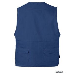 ABOUT BASICS RISE REPORTER VEST - NAVY BLUE BACK - ERGASIA STORES