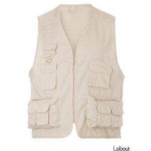 ABOUT BASICS RISE REPORTER VEST - WHITE - ERGASIA STORES