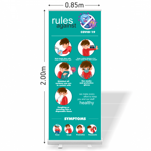 Roll Up 200Χ85 Rules against