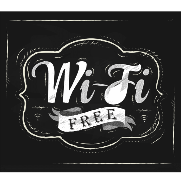 Πινακίδα "Wi-Fi FREE"