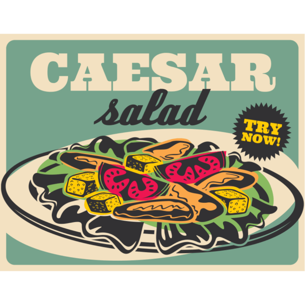 Διακοσμητική Πινακίδα "CAESAR SALAD"