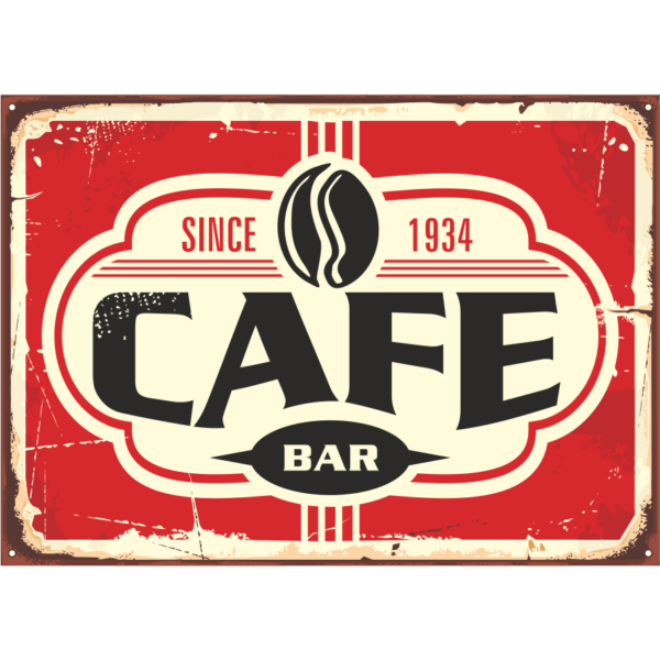 Διακοσμητική Πινακίδα "CAFE BAR"