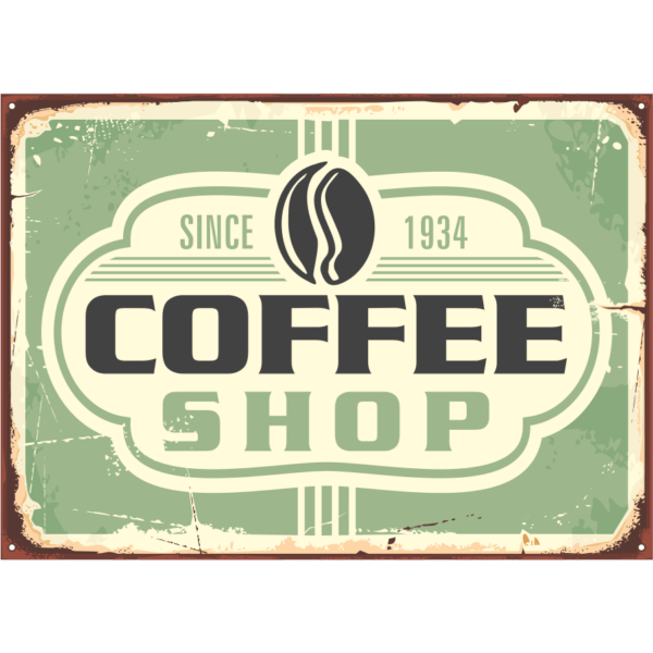 Διακοσμητική Πινακίδα "COFFEE SHOP"