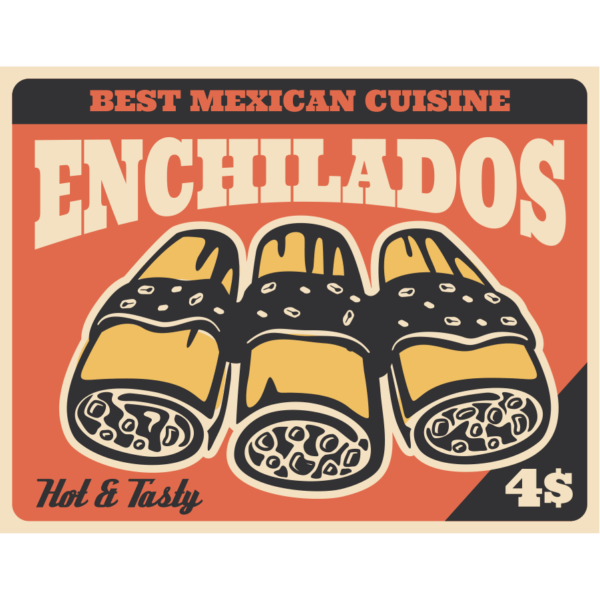 Διακοσμητική Πινακίδα "ENCHILADOS"