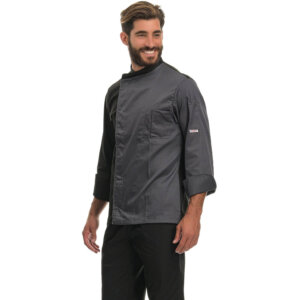 EGOCHEF FANG CHEF JACKET - CONVOY BLACK GREY - ERGASIA STORES