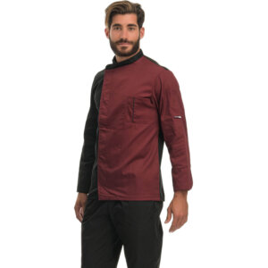 EGOCHEF FANG CHEF JACKET - BORDAEUX - ERGASIA STORES