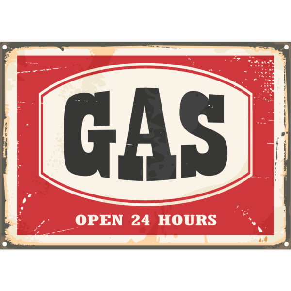 Διακοσμητική Πινακίδα "GAS"