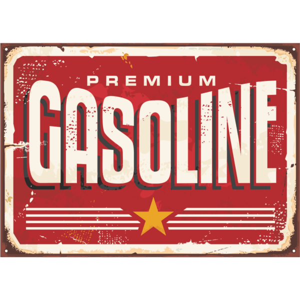 Διακοσμητική Πινακίδα "GASOLINE"