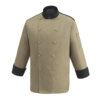 EGOCHEF COLOR ML CHEF JACKET - KHAKI - ERGASIA STORES