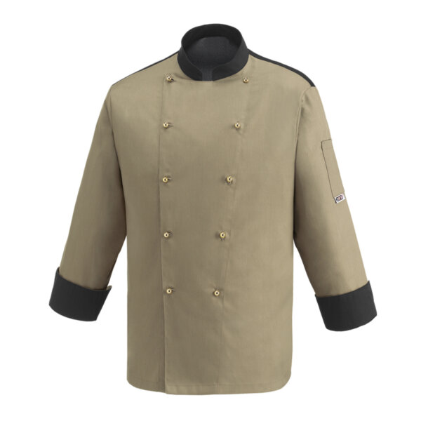 EGOCHEF COLOR ML CHEF JACKET - KHAKI - ERGASIA STORES