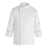 EGOCHEF COMFORT ML CHEF JACKET - WHITE WITH RED DETAILS- ERGASIA STORES