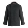 EGOCHEF COMFORT ML CHEF JACKET - BLACK WITH RED DETAILS- ERGASIA STORES