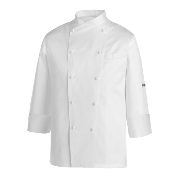 EGOCHEF GERARD CHEF JACKET - WHITE WHITE - ERGASIA STORES