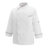 EGOCHEF GERARD CHEF JACKET - WHITE BORDAEUX - ERGASIA STORES