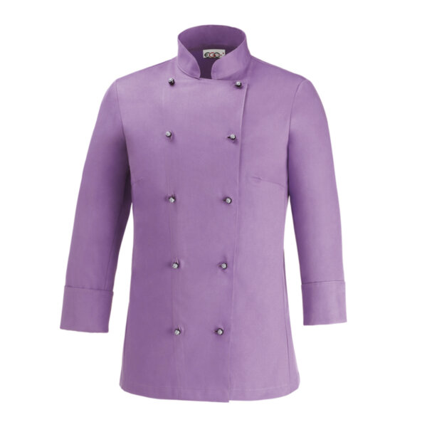 EGOCHEF LADY WOMAN CHEF JACKET - LILLA - ERGASIA STORES