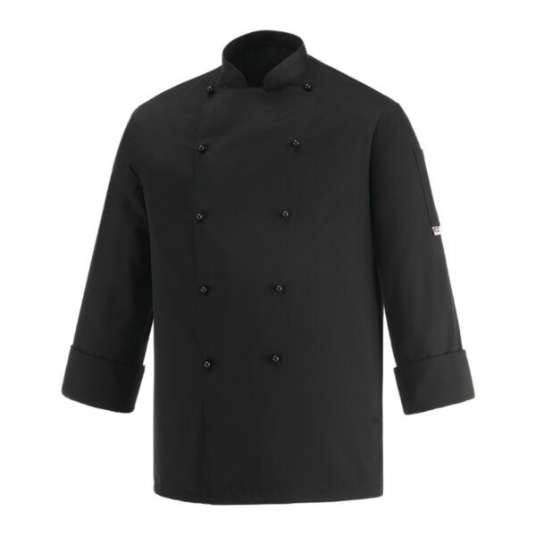 EGOCHEF SAFETY ML CHEF JACKET - BLACK - ERGASIA STORES