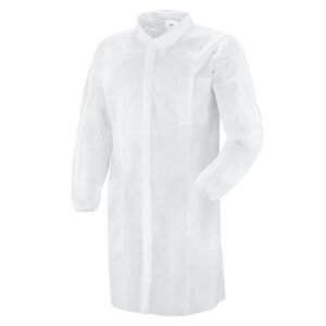 AXON NON WOVEN DISPOSABLE ROBE HACP - WHITE - ERGASIA STORES