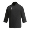 EGOCHEF METAL ML CHEF JACKET - BLACK - ERGASIA STORES (1)