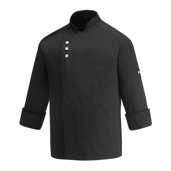 EGOCHEF METAL ML CHEF JACKET - BLACK - ERGASIA STORES (1)