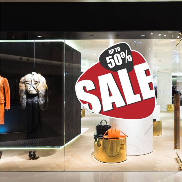 Sale red-grey