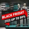 Window sticker Black Friday ergasia stores