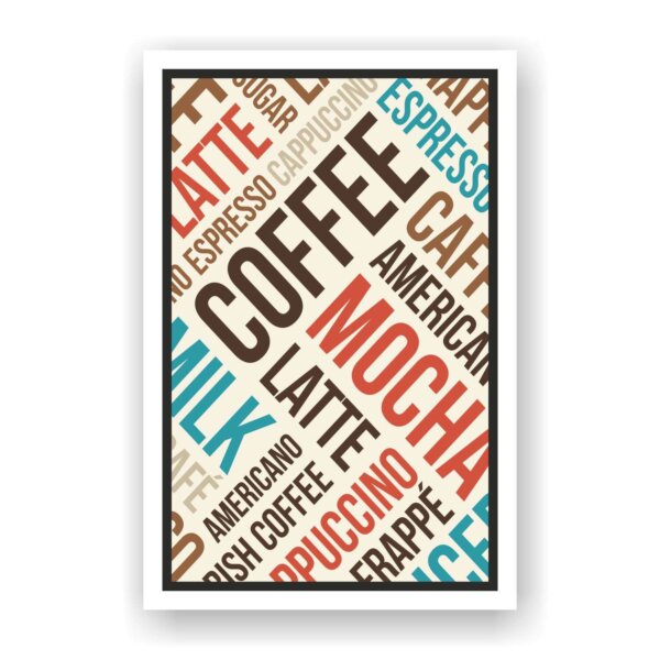 Coffee Frame coffee words - Image 2