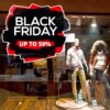black friday window sticker ergasia stores