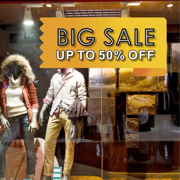 Sale cutted banner