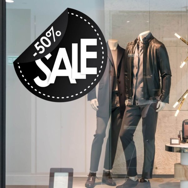 Sale cutted circle