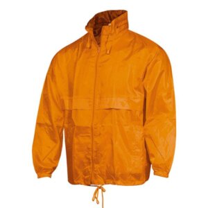 FAGEO 00519 windproof JACKET - ORANGE - ERGASIA STORES