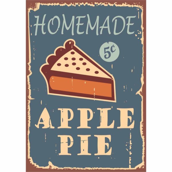 Διακοσμητική Πινακίδα "HOMEMADE APPLE PIE"