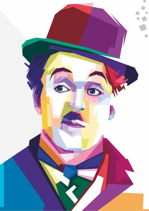 Διακοσμητική Πινακίδα - Κάδρο - Charles Chaplin - Image 2