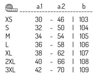axon bali sizes