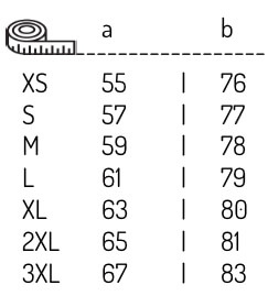 AXON HARLEY SIZES