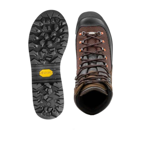 CRISPI Track GTX TREKKING BOOTS - BLACK BROWN ORANGE BOTH 2 - ERGASIA STORES