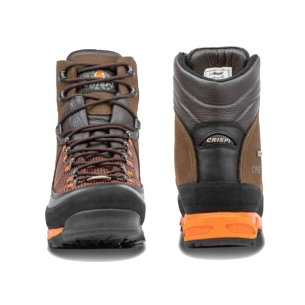 CRISPI Track GTX TREKKING BOOTS - BLACK BROWN ORANGE BOTH 3 - ERGASIA STORES