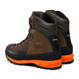 CRISPI Track GTX TREKKING BOOTS - BLACK BROWN ORANGE BOTH - ERGASIA STORES