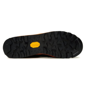 CRISPI Track GTX TREKKING BOOTS - BLACK BROWN ORANGE SOLE - ERGASIA STORES