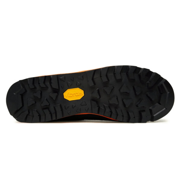 CRISPI Track GTX TREKKING BOOTS - BLACK BROWN ORANGE SOLE - ERGASIA STORES