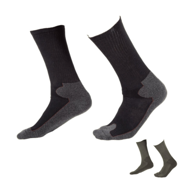 MS SOCKS Anatomic socks 2pack - Main Black Grey - Ergasia Stores