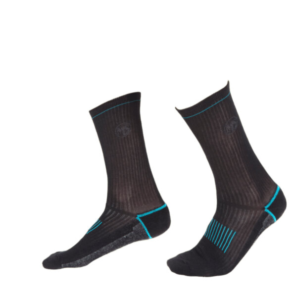 MS SOCKS Coolmax high-cut socks - BLACK BLUE - ERGASIA STORES
