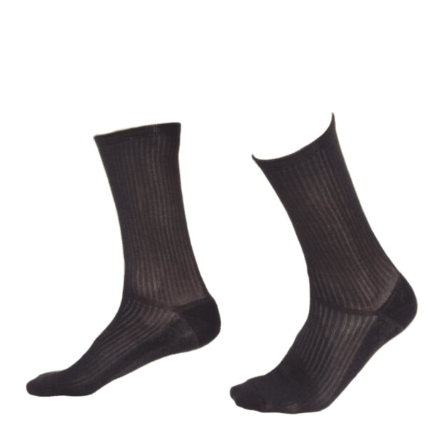 MS SOCKS Coolmax high-cut socks - BLACK - ERGASIA STORES