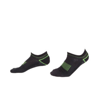 MS SOCKS Coolmax low-cut socks - GREEN BLACK - ERGASIA STORES