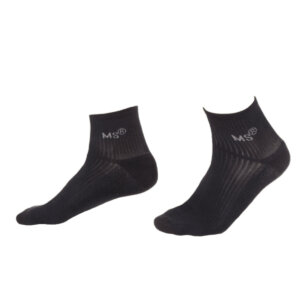 MS SOCKS Coolmax mid-cut socks - BLACK - ERGASIA STORES