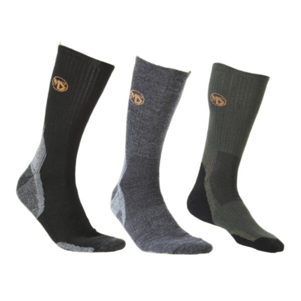 MS SOCKS Hiking light MS High-cut - BLACK OLIVE GREY - Ergasia Stores