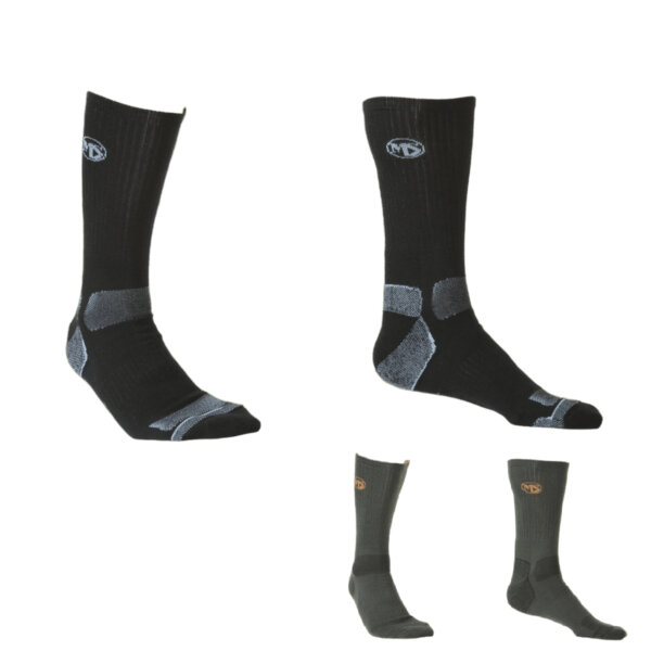 MS SOCKS Hunting medium High-cut - BLACK OLIVE - Ergasia Stores
