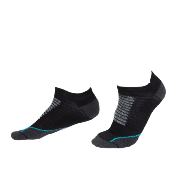 MS SOCKS Technical low-cut socks - BLACK BLUE - ER