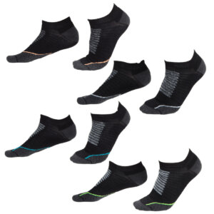 MS SOCKS Technical low-cut socks - BLACK ORANGE -