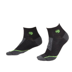 MS SOCKS Technical mid-cut socks - BLACK GREEN - ERGASIA STORES
