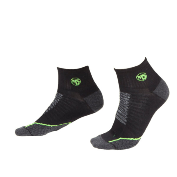 MS SOCKS Technical mid-cut socks - BLACK GREEN - ERGASIA STORES